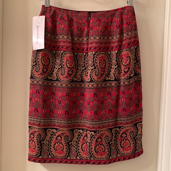 Nygard Collection Paisley Print Skirt, NWT - Picture 2 of 4